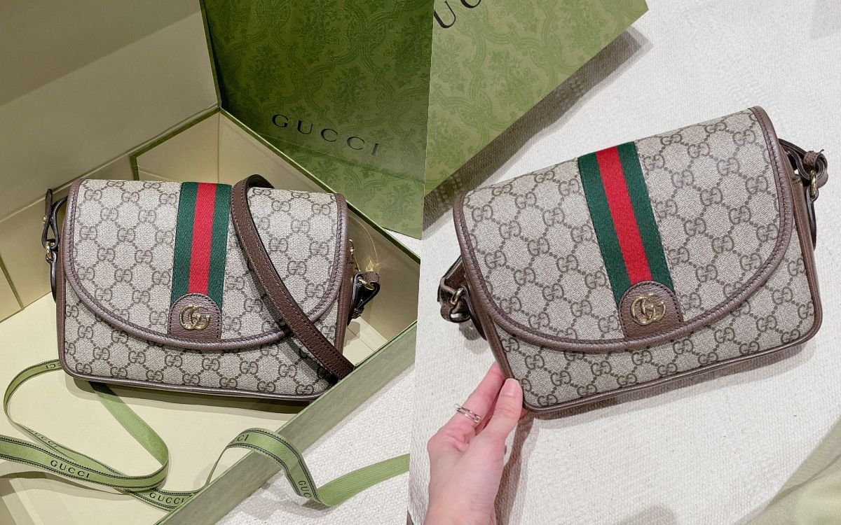 GUCCI ophidia隱藏版老花郵差包