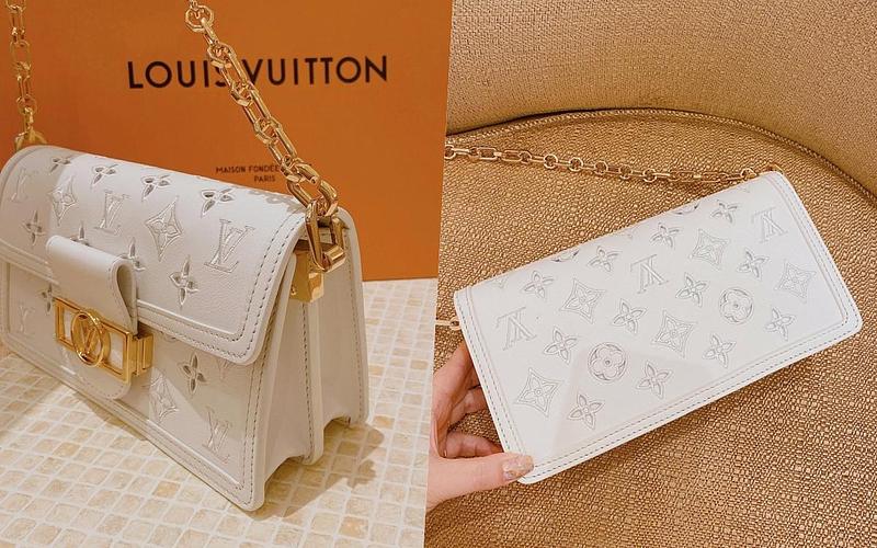 Louis Vuitton Broderie Anglaise Monogram Dauphine East West