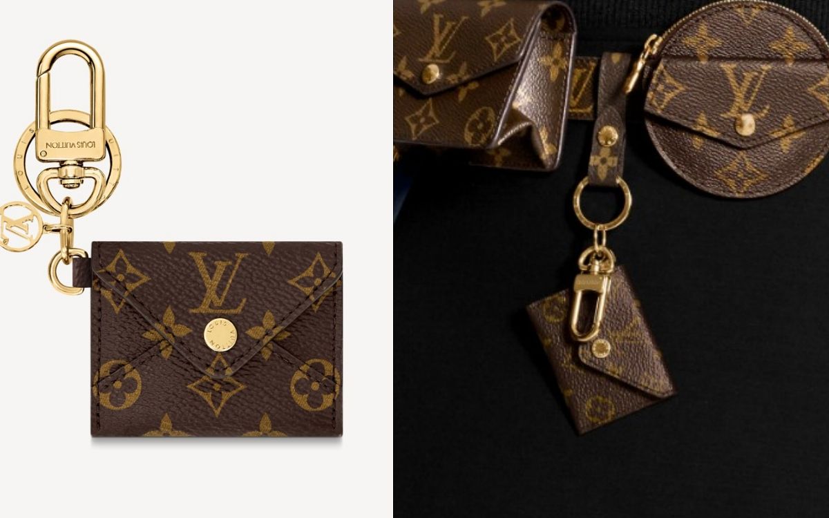 Louis Vuitton MONOGRAM Kirigami Pouch Bag Charm And Key Holder (M69003) in  2023