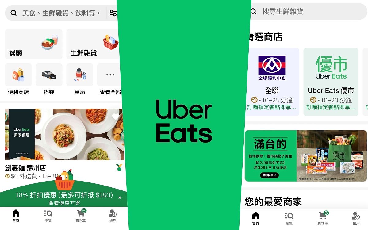 Uber Eats優惠折扣碼1月份