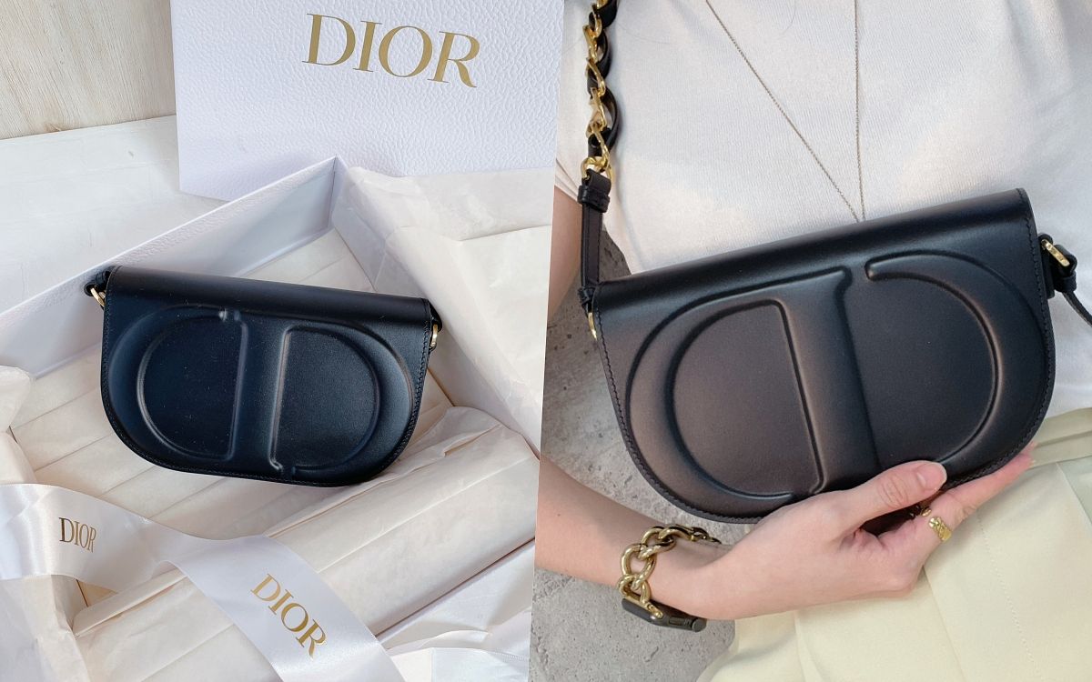 Dior 2023 秋季新包款登場！CD SIGNATURE霧面小牛皮鍊帶包