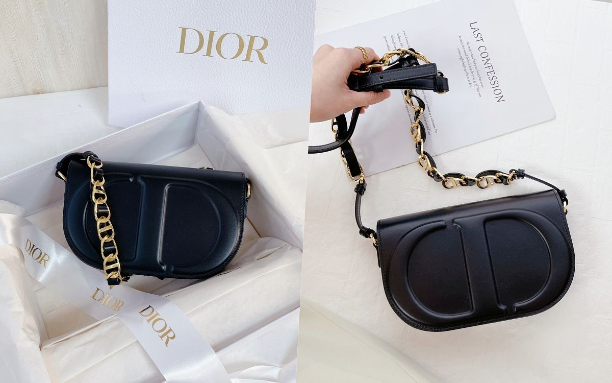 Dior 2023 秋季新包款登場！CD SIGNATURE霧面小牛皮鍊帶包